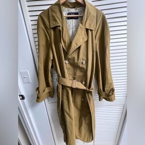Mens Vintage Newport Harbor Trench Coat Size 40 Short